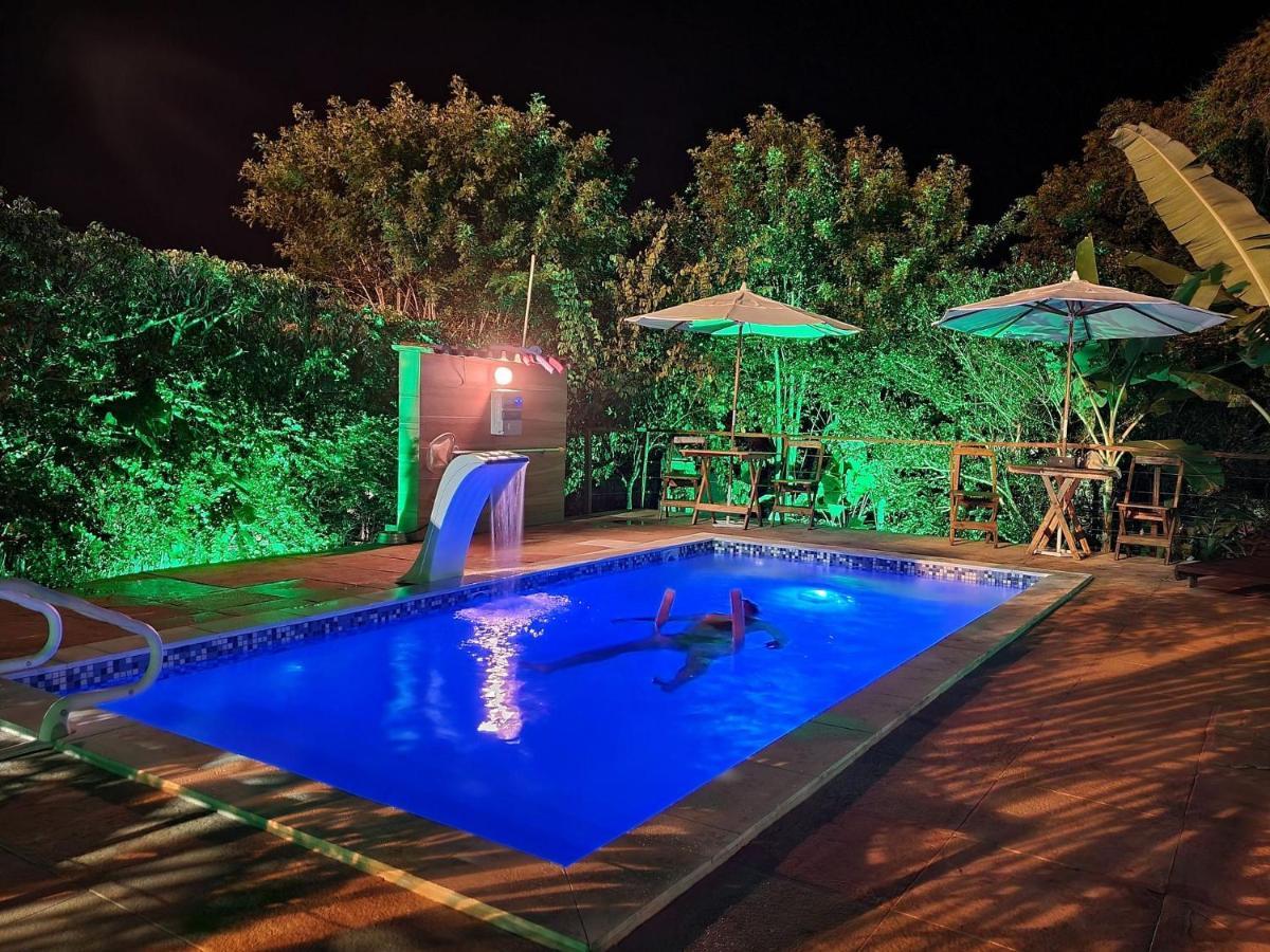 Vila Pitangueira - Apto Laranja - No Centro De Serra Grande Com Piscina, Jacuzzi, Internet Veloz Exterior foto